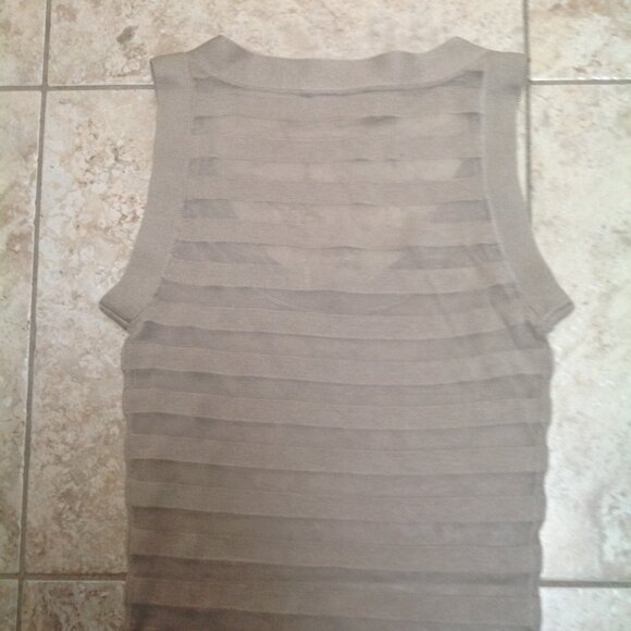 Brand New Sheer Grey top Size XS - Picture 2 of 3